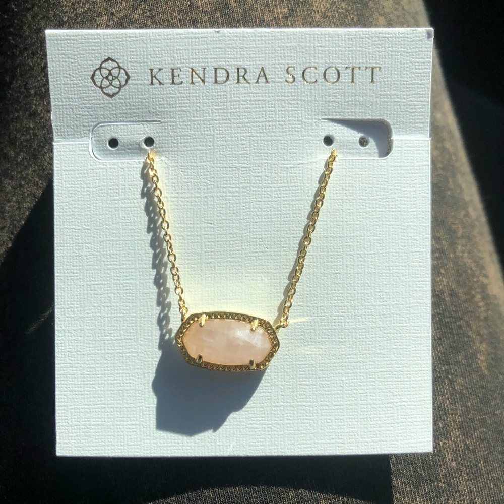 Kendra Scott Quartz & Gold Necklace